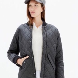 Madewell Quilted Bomber Jacket